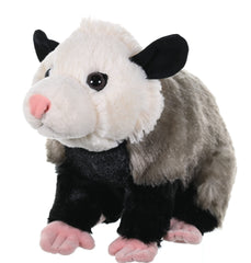 Wild Republic opossum stuffed animal with soft colors for play.