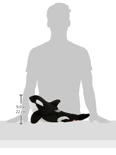 Wild Republic Orca Plush is surface washable for easy cleanup after adventures