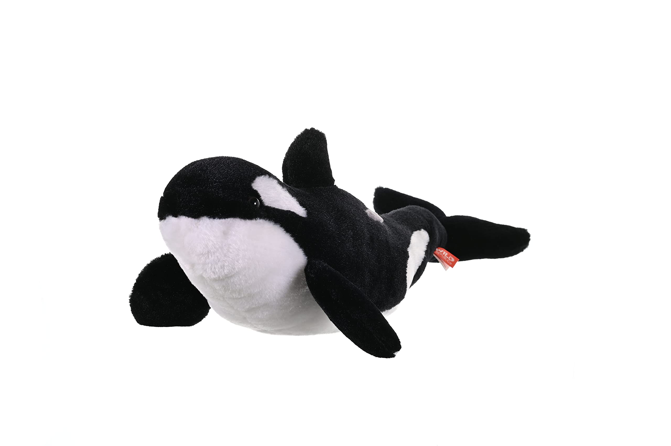 Wild Republic Orca Plush lifelike facial details for storytelling and play