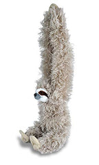 Wild Republic sloth plush is surface washable for easy cleaning after adventures.