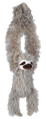 Wild Republic hanging sloth plush 30-inch size for imaginative play.