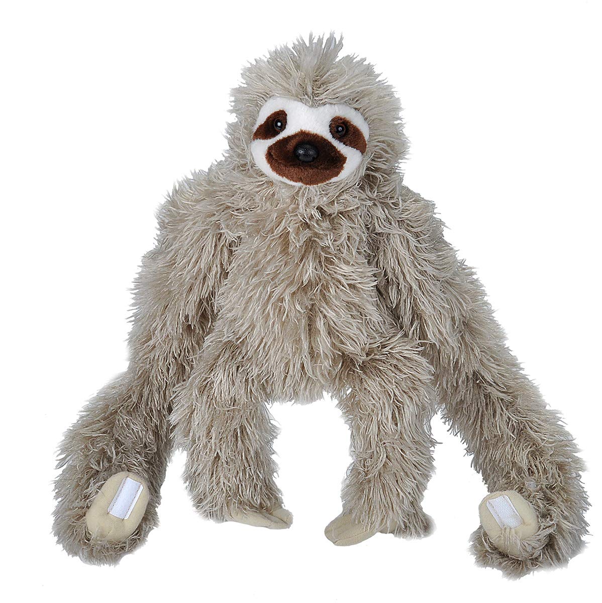 Wild Republic sloth fabric texture captures realistic yet plush feel for touch.
