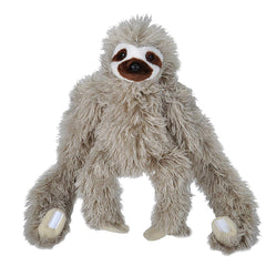 Wild Republic sloth fabric texture captures realistic yet plush feel for touch.