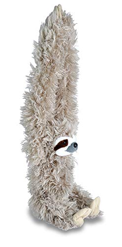 Wild Republic sloth plush features realistic detailing for storytelling and learning.