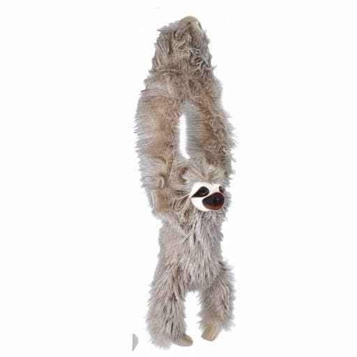 Wild Republic sloth room display adds jungle whimsy to any space.