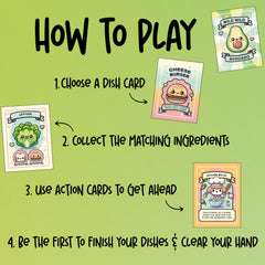 Wild Wild Avocado action cards adding twists to rounds.
