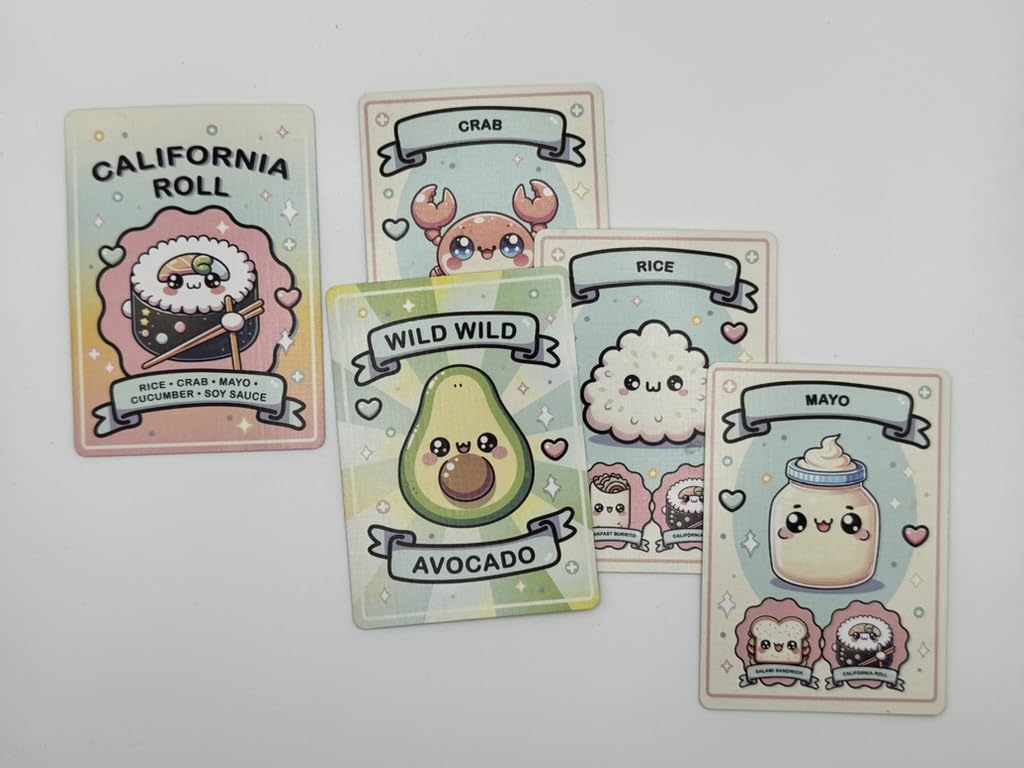 Wild Wild Avocado rule sheet for easy setup and play.