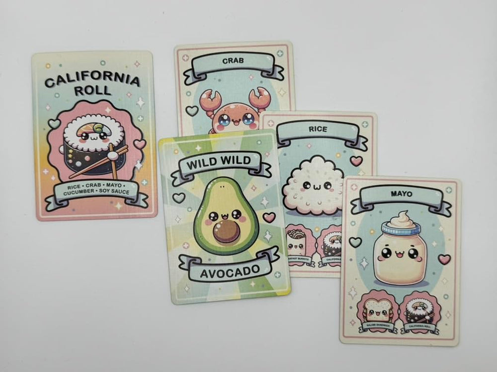 Wild Wild Avocado rule sheet for easy setup and play.