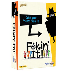 Wilder Games Jackbox Fakin’ It card deck for party play and quick setup.