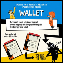 Wilder Games Jackbox Fakin’ It secret wallets used in deception play.