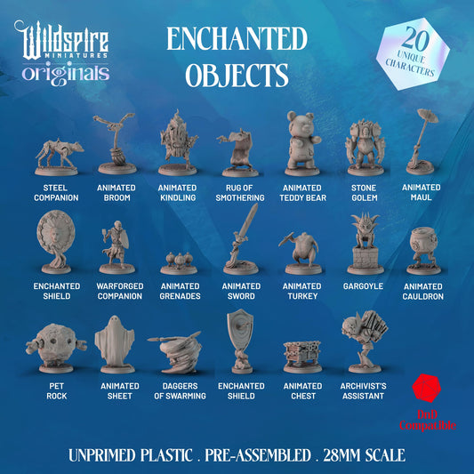 Wildspire Animated Chest miniature adds mystery to your tabletop adventures.