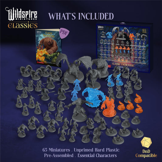 Wildspire Classic Encounters goblin miniature for quick skirmishes on tabletop.