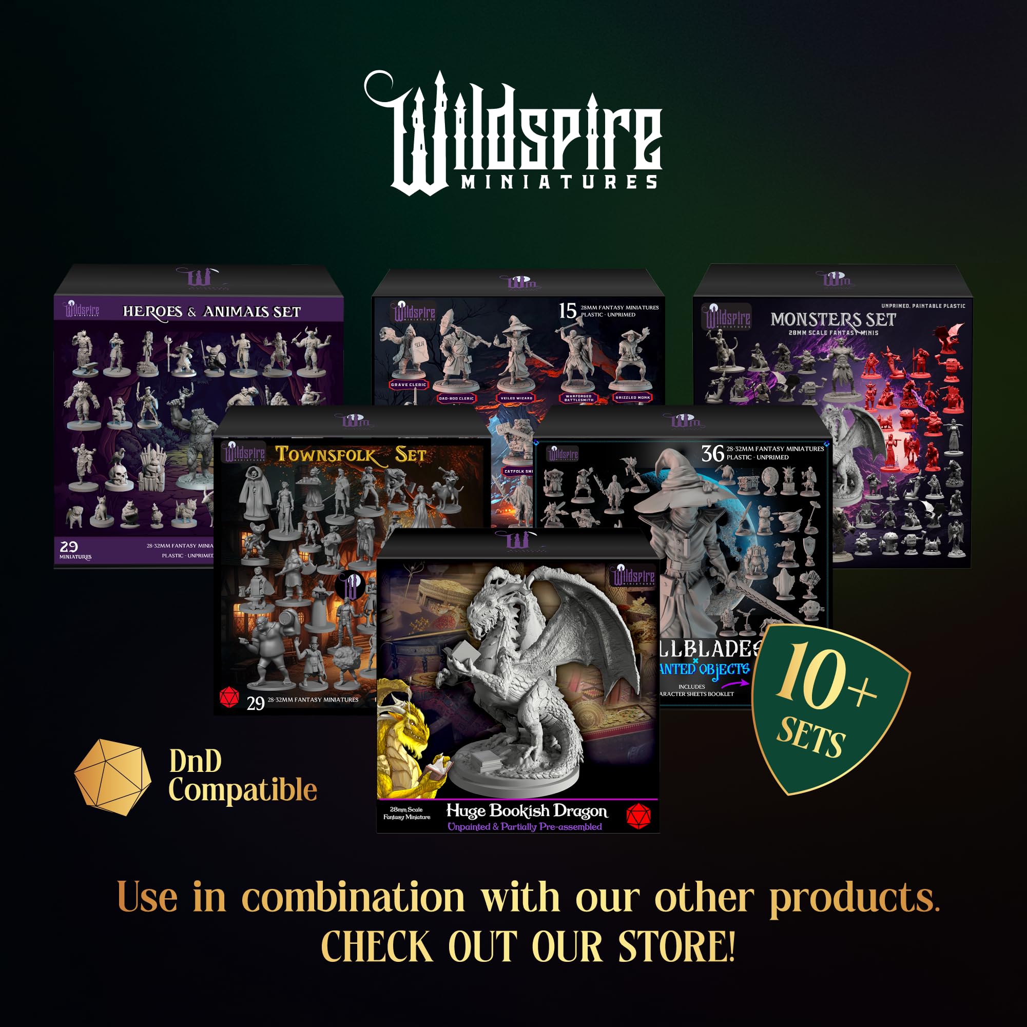 Wildspire Classic Encounters Set I assembled figures ready for quick play