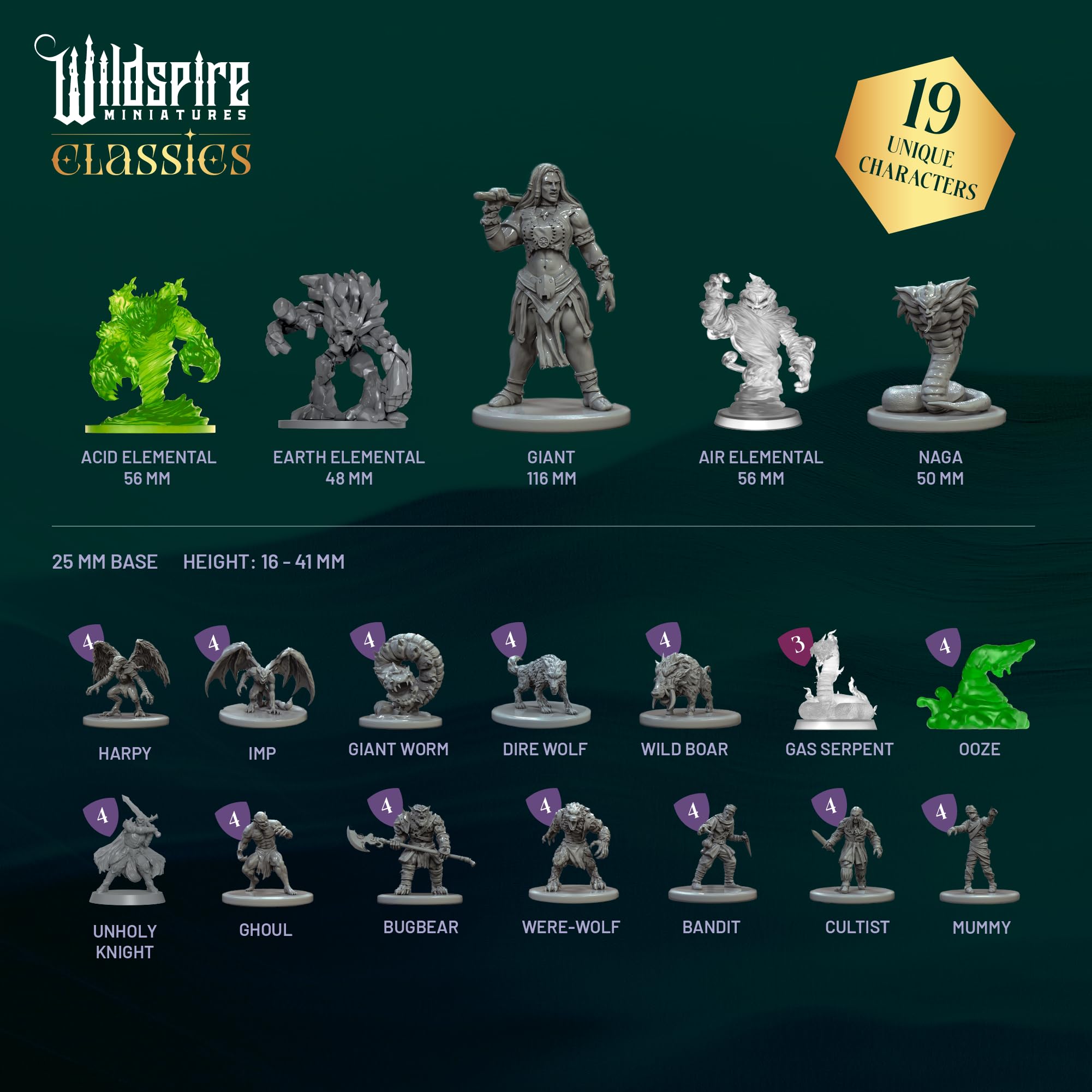Wildspire Classic Encounters Set I refreshed monsters for richer DnD encounters