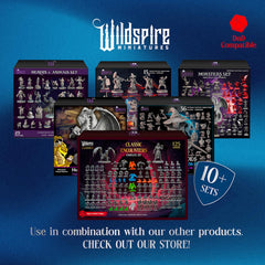 Wildspire Classic Heroes Dynamic poses minis ideal for versatile roles.