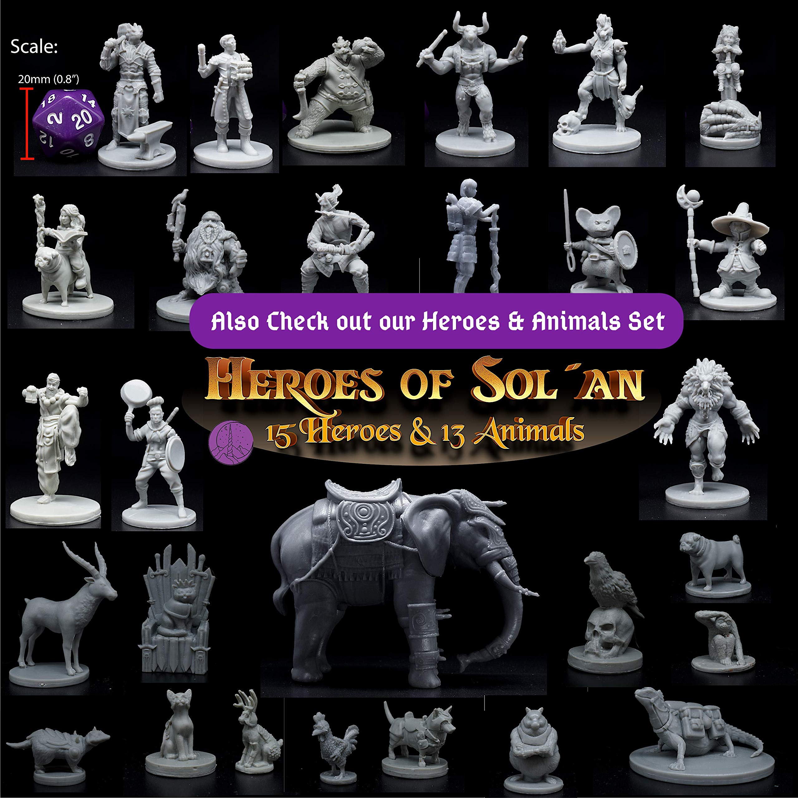 Wildspire dragon miniature gift-ready packaging for tabletop gamers