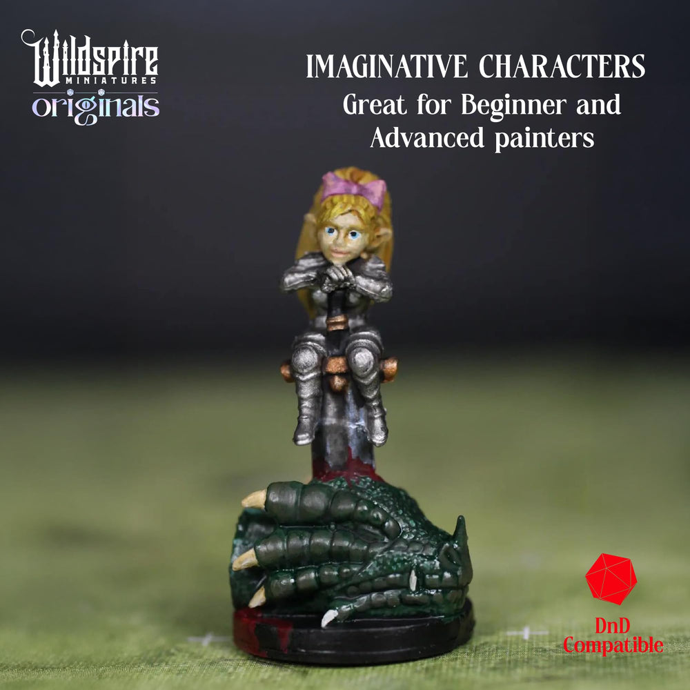 Wildspire tabletop minis pose-ready for easy setup