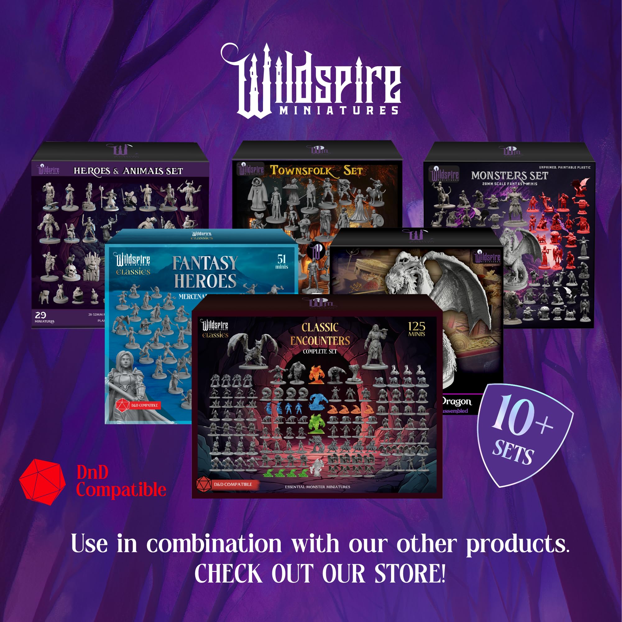 Wildspire unpainted minis enable immersive tabletop adventures for D&D and Pathfinder.