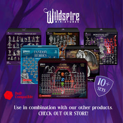 Wildspire unpainted minis enable immersive tabletop adventures for D&D and Pathfinder.