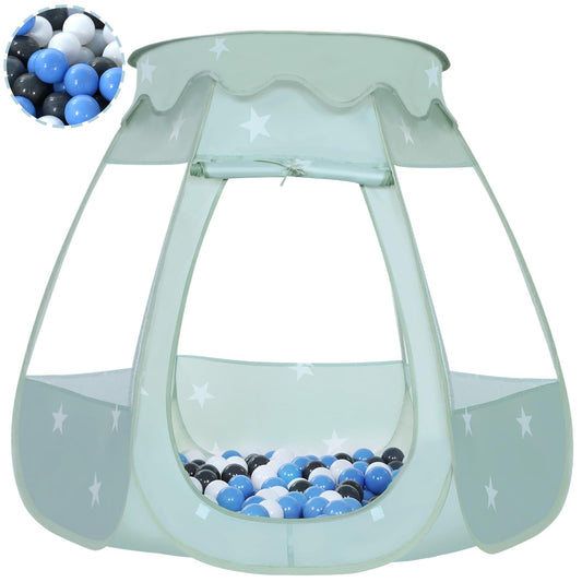 Wilhunter baby ball pit with 50 balls for sensory play at home.