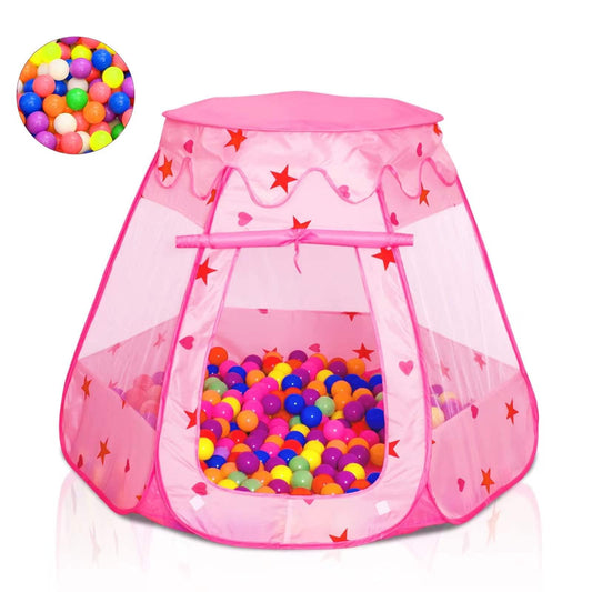 Wilhunter ball pit with 50 balls promotes sensory exploration at home.