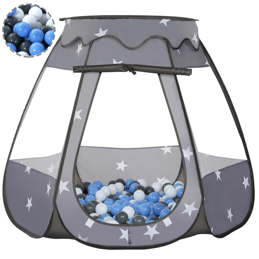Wilhunter ball pit tent with 50 balls offers engaging sensory play for toddlers.
