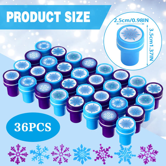 WillBond light blue snowflake stamp set for delicate winter cards.