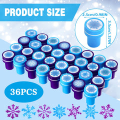 WillBond light blue snowflake stamp set for delicate winter cards.