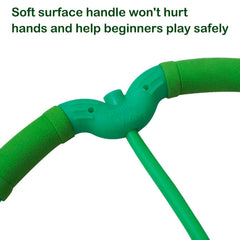 Willingfun height-adjust pogo ball accommodates growing players.