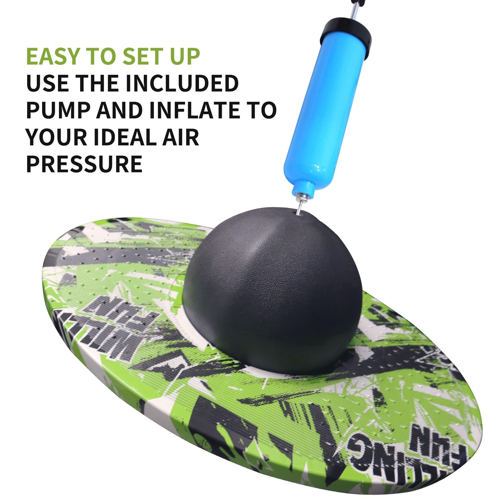 Willingfun pogo ball kids bouncing outdoors with colorful design.