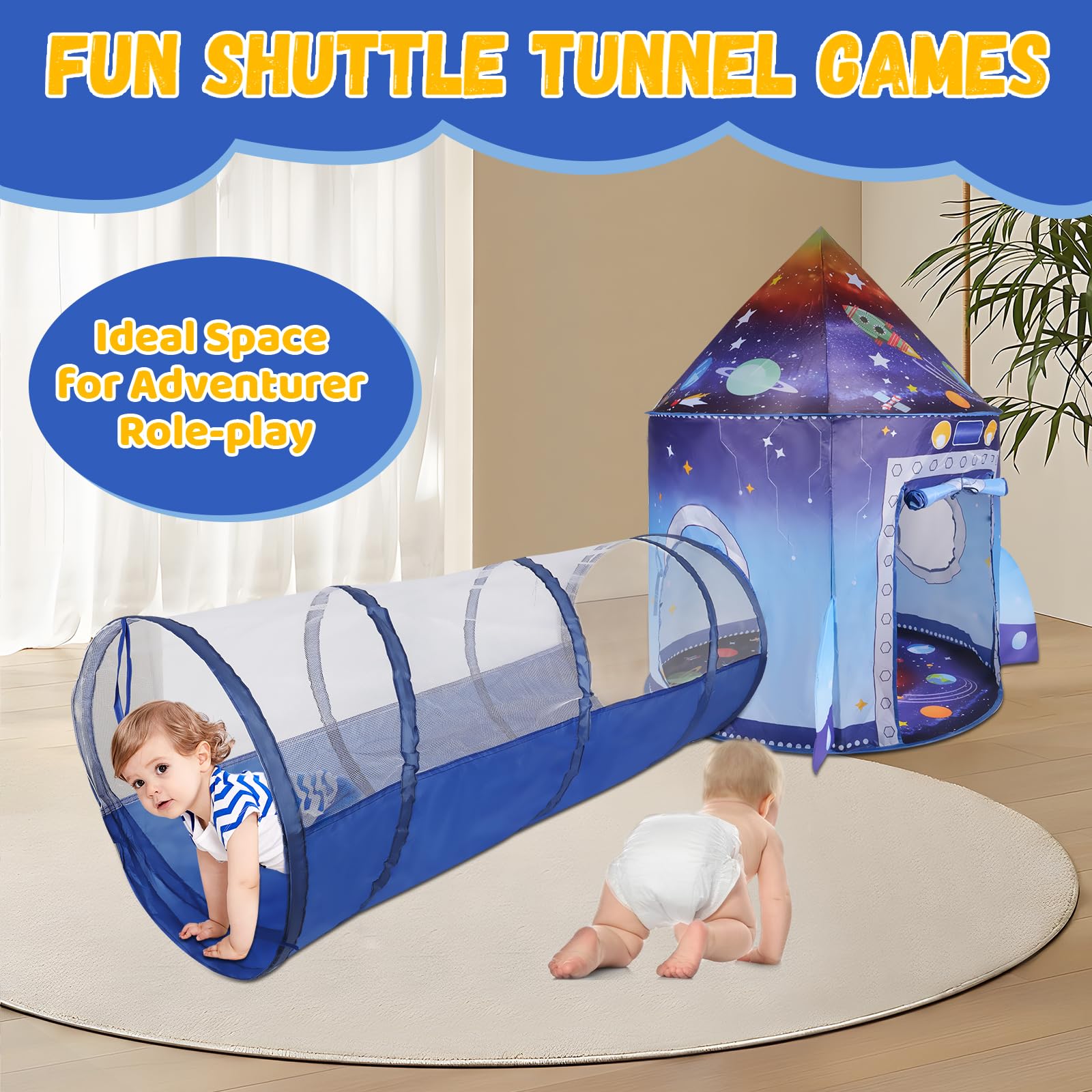 WillingHeart ball pit with hoop supports active, social play.
