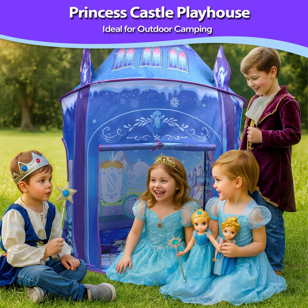 WillingHeart Princess Play Tent is easy to assemble without tools.