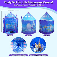 WillingHeart Princess Play Tent offers a spacious interior for kids.