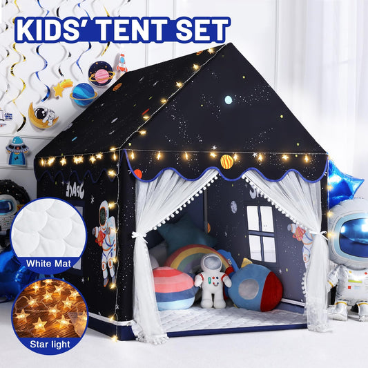 Wilwolfer Astronaut Rocket Tent enhances bedroom decor and creative play