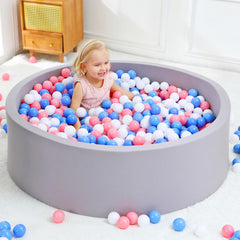 Wilwolfer foam ball pit assembly demonstrates easy setup for safe play
