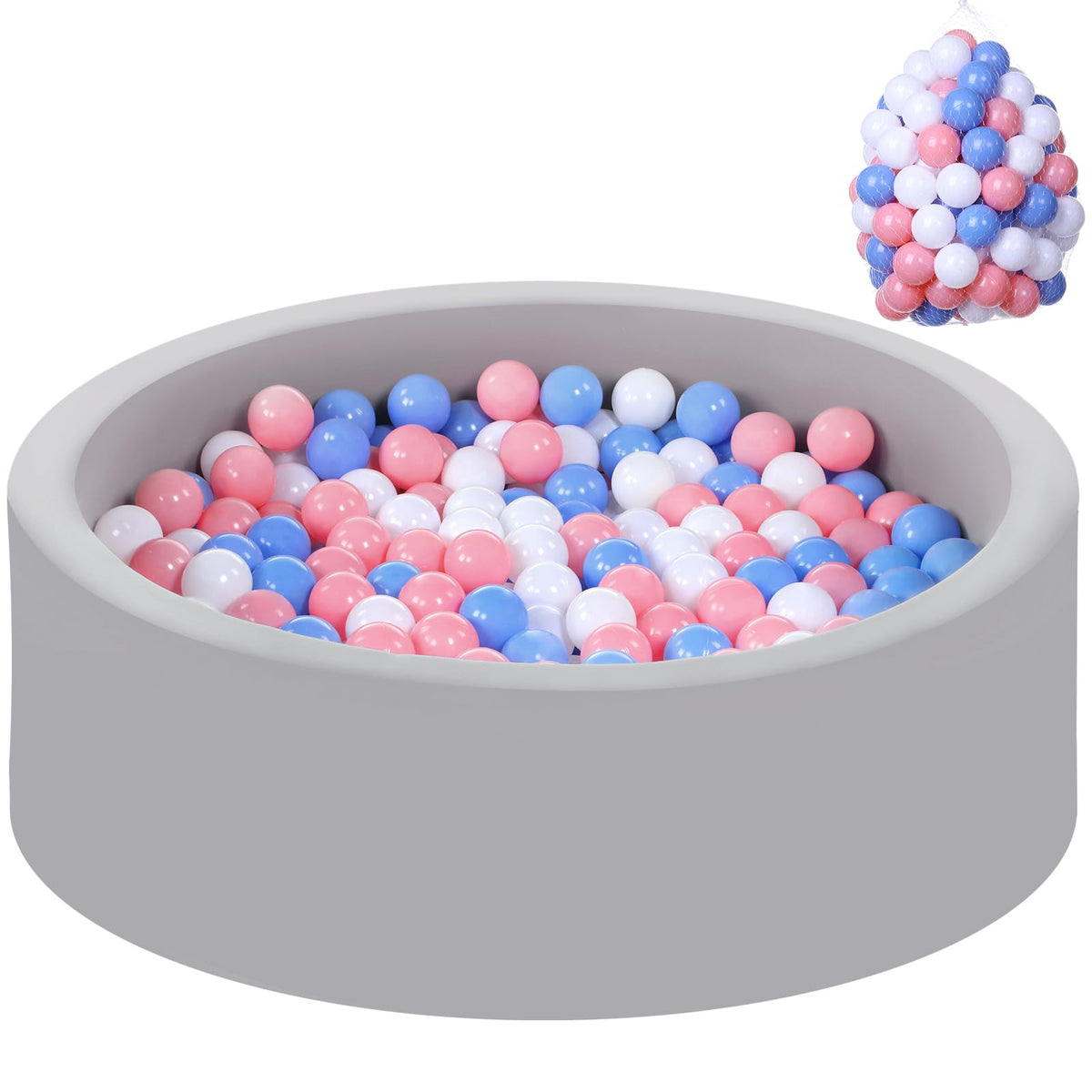 Wilwolfer foam ball pit setup for quick playtime and safe, soft surroundings.
