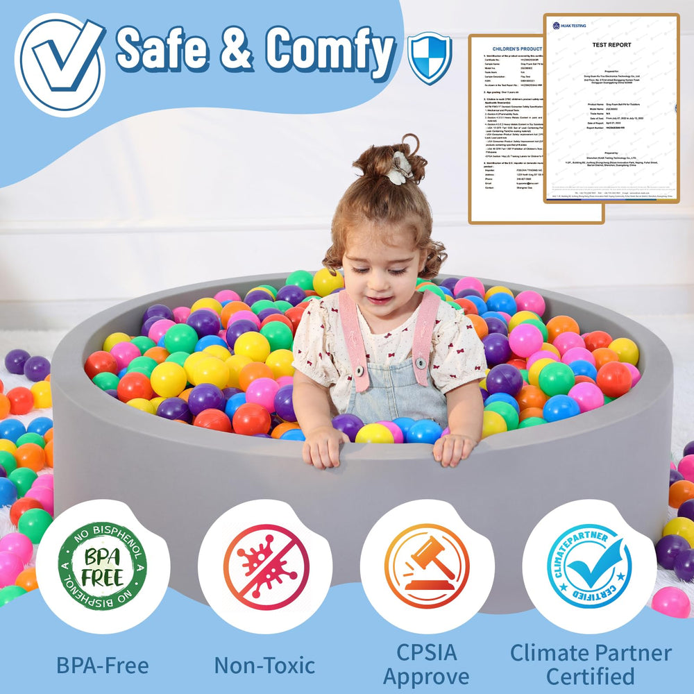 Close-up of Wilwolfer soft memory foam walls protecting little hands