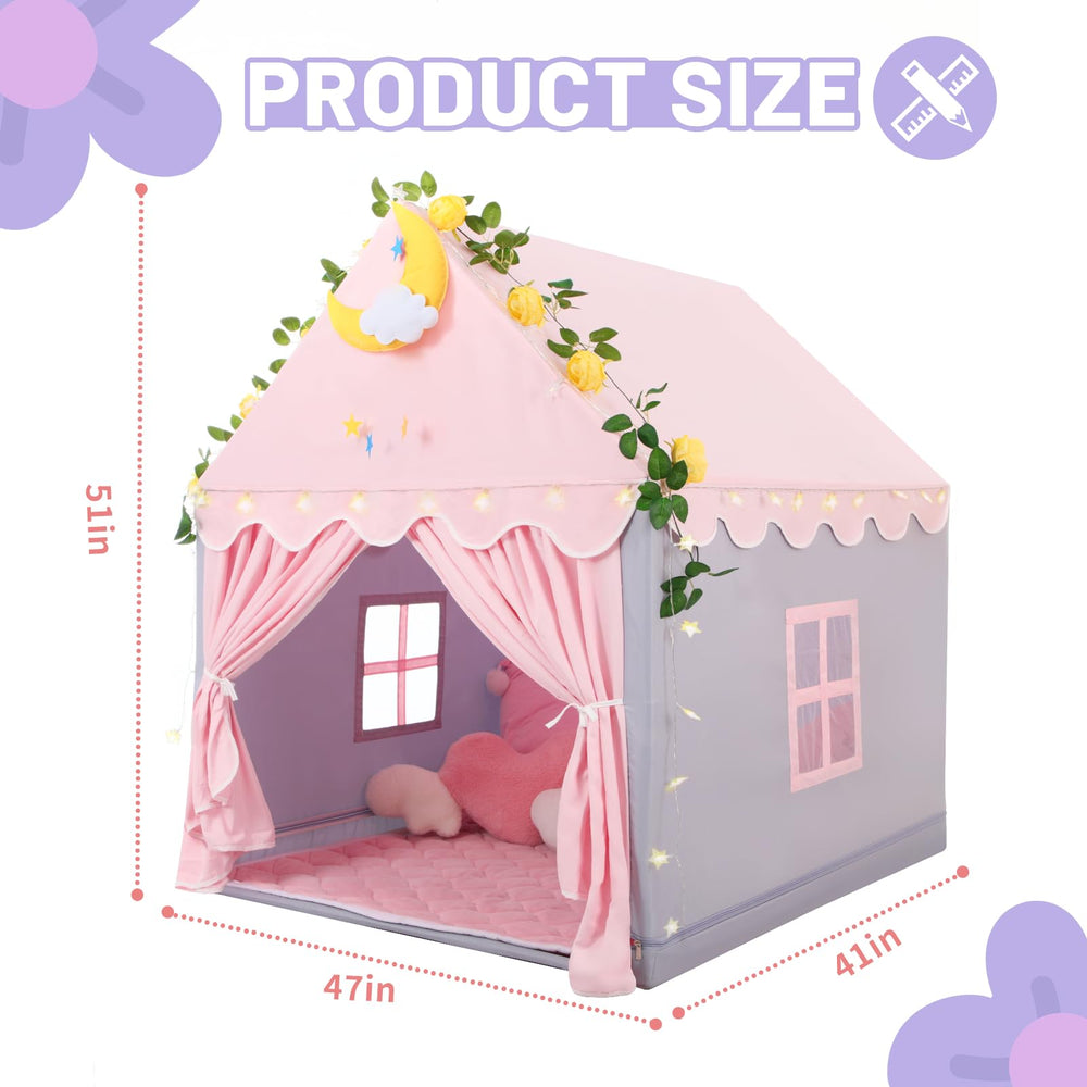Wilwolfer kid tent easy assembly shown without tools