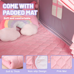 Wilwolfer kid tent star lights create magical play ambiance