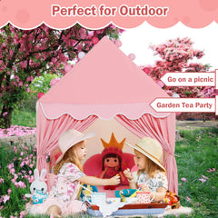 Wilwolfer kid tent easy to assemble with durable, easy-care polyester.
