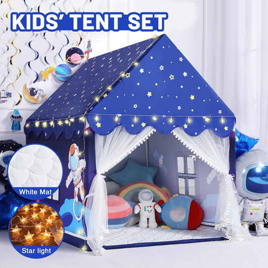 Wilwolfer Space Tent soft mat for a comfy indoor play surface