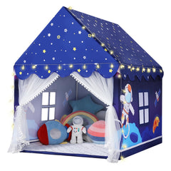 Wilwolfer Space Tent with star lights for imaginative indoor play