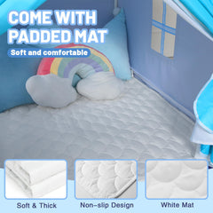 Wilwolfer Star Lights tent adds magical ambience for bedtime stories.