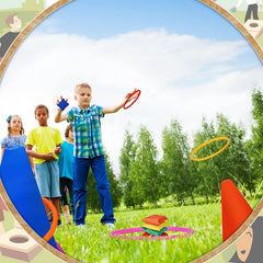 Win SPORTS ring toss setup for quick, fun rounds.
