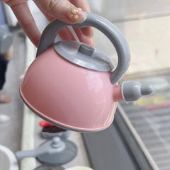 Winbar pink play kitchen accessories for shared pretend cooking