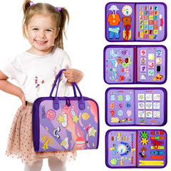 Winblo Toddler Busy Board cover shows a safe, engaging learning toy for preschool exploration.