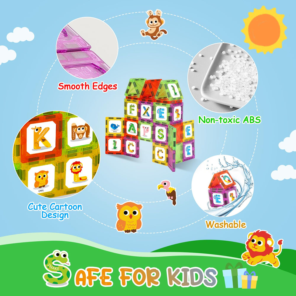 Windidi fridge magnets offer portable learning on the go for quick letter practice.