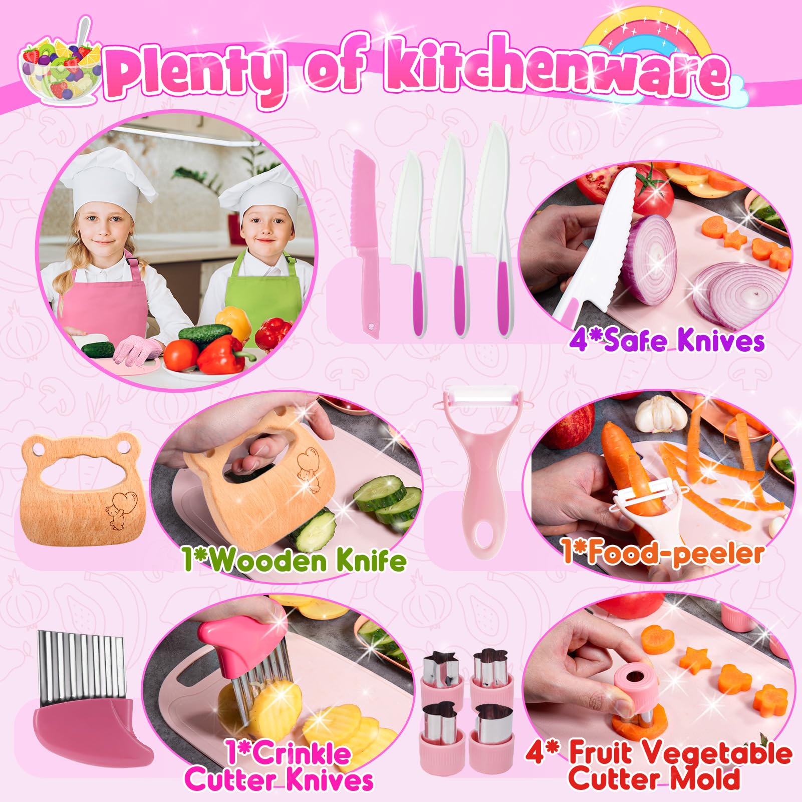 Windidi Montessori learning cooking set to build motor skills and focus