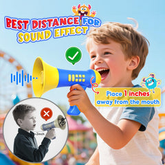 Windidi outdoor toy with adjustable volume for indoor or outdoor use.