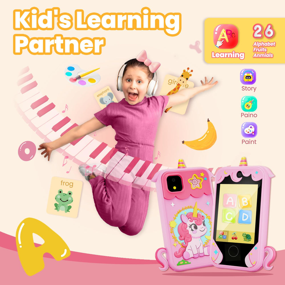 Windpaint kids phone educational letters fruits animals spark early literacy